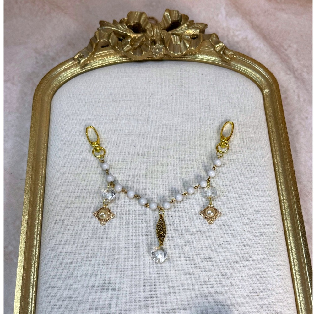 Pearl Bag Chain Charm/Key Chain